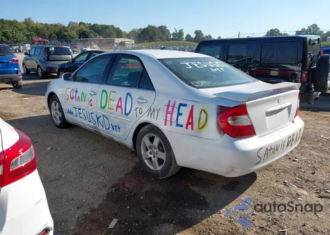 2002 Toyota Camry Se V6 from USA, damaged, VIN 4T1BF32K12U029988